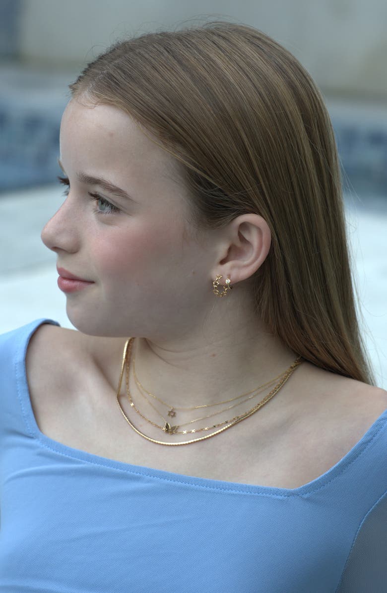 Bony Levy Aviva Diamond Hoop Earrings, Alternate, color, 18K Yellow Gold