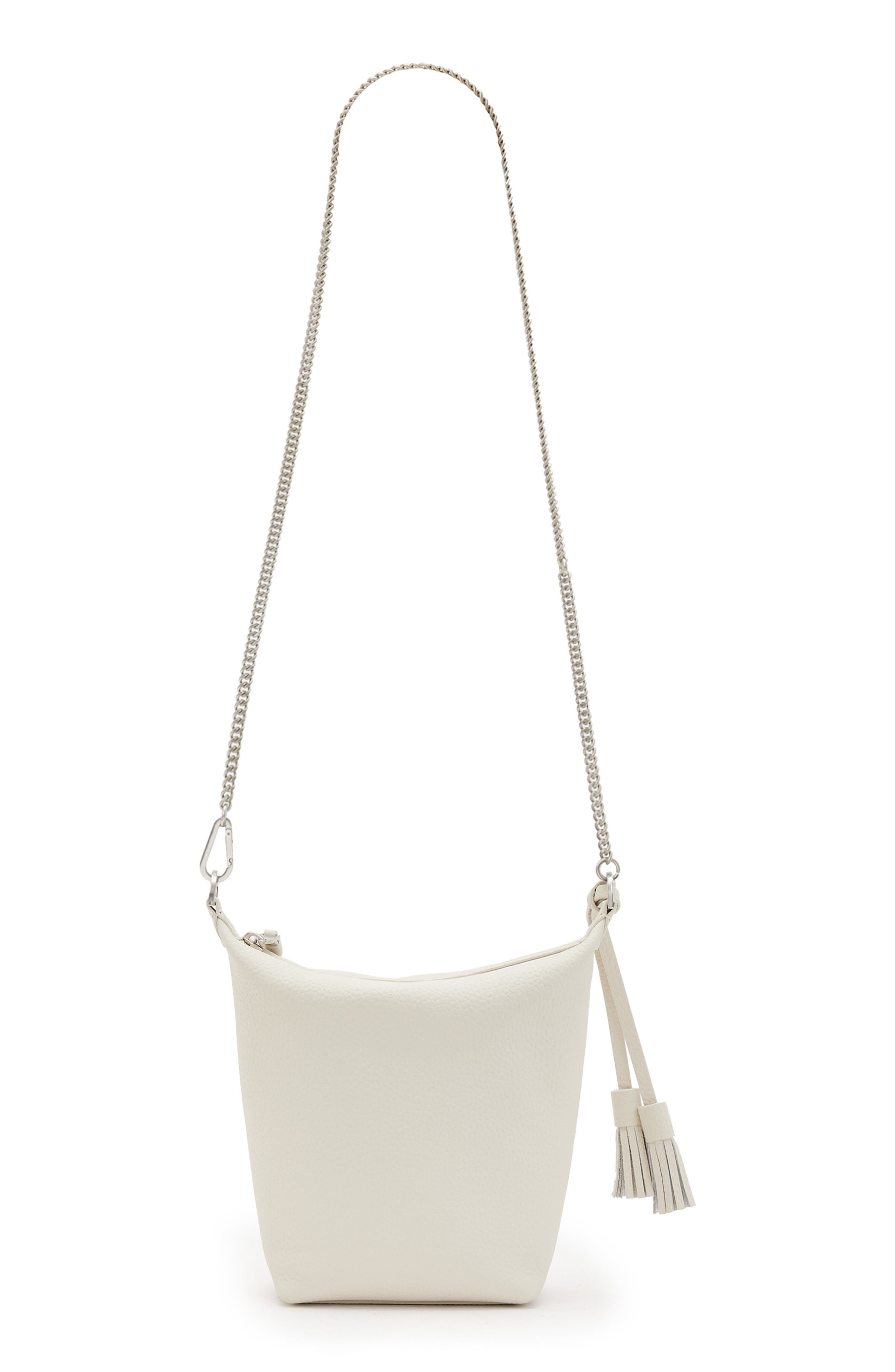 AllSaints Evaline Tassle Crossbody, Alternate, color, 