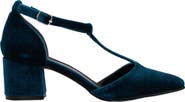 Forever & Always Shoes Anicette Velvet Mary Jane Heels