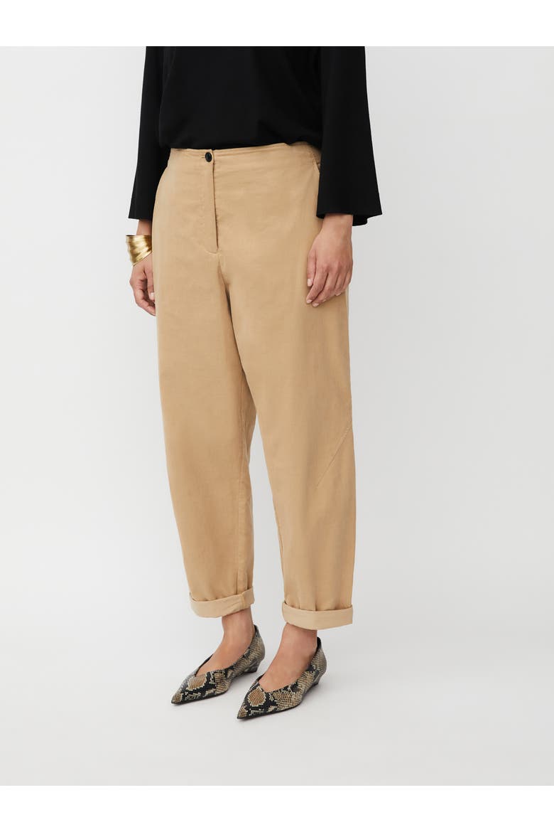 MaParastoo Corduroy Pants, Main, color, Travertine