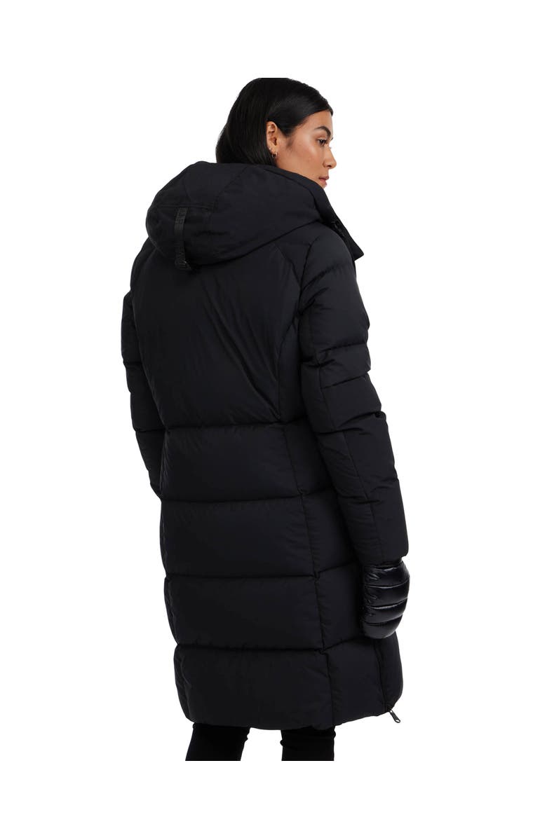 Pajar Zaniah Long Channel Quilted Puffer, Alternate, color, Black