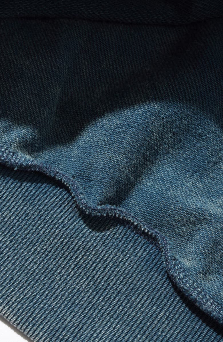 Butter Goods Corporate Quarter Zip Sweatshirt, Alternate, color, Navy