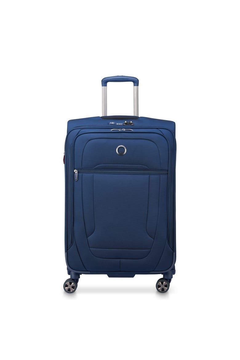 Helium DLX Softside Expandable (20"/25"/29") 3 Piece Spinner Luggage Set, Alternate, color, Navy Blue