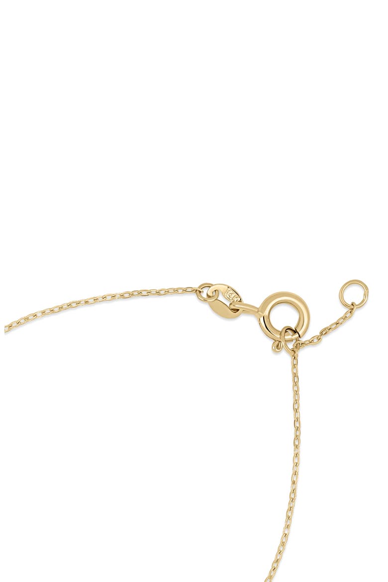 14K Gold Cross Pendant Bracelet, Alternate, color, 14K YELLOW GOLD