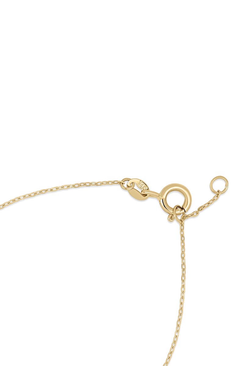 Bony Levy 14K Gold Cross Pendant Bracelet, Alternate, color, 14K Yellow Gold