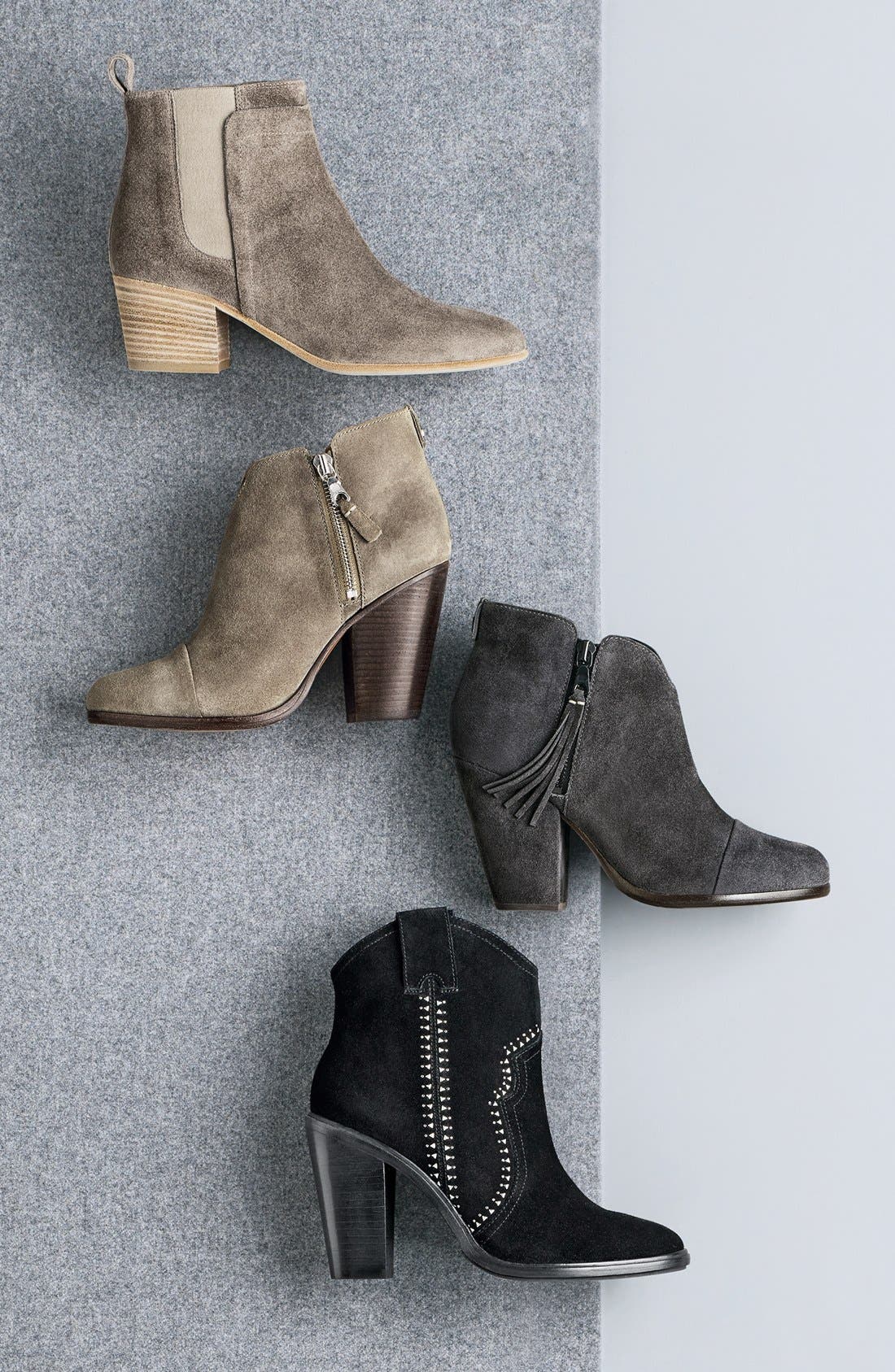 Margot Bootie, Alternate, color, CHARCOAL NUBUCK
