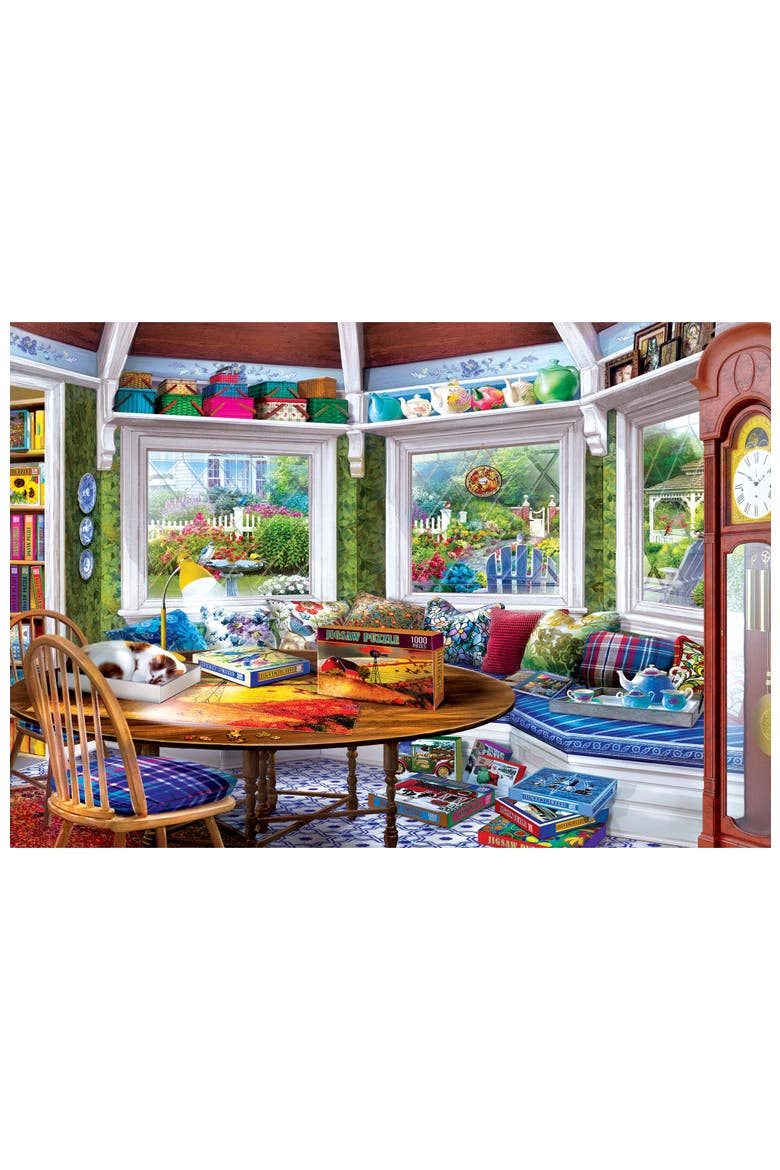Puzzler's Retreat 1500 Piece Puzzle, Alternate, color, Multicolor