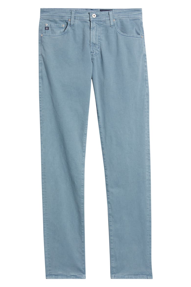 Tellis Stretch Sateen Modern Slim Pants, Alternate, color, SULFUR SHORE BREAK