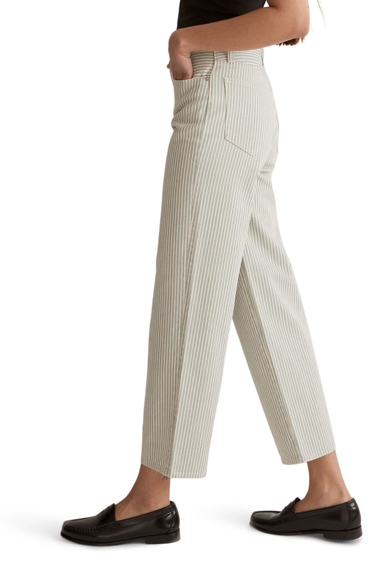 Madewell The Perfect Nonstretch Wide Leg Crop Jeans, Alternate, color,