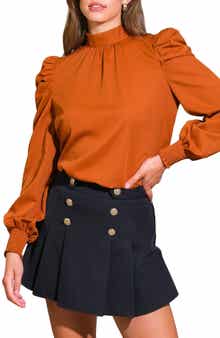 FLYING TOMATO Woven Tie Back Top