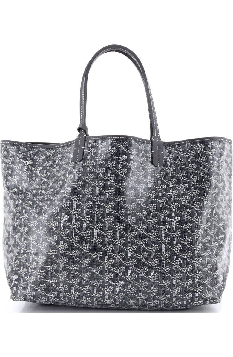 Pre-Owned Goyard Saint Louis Tote Coated Canvas PM, Alternate, color, Gray