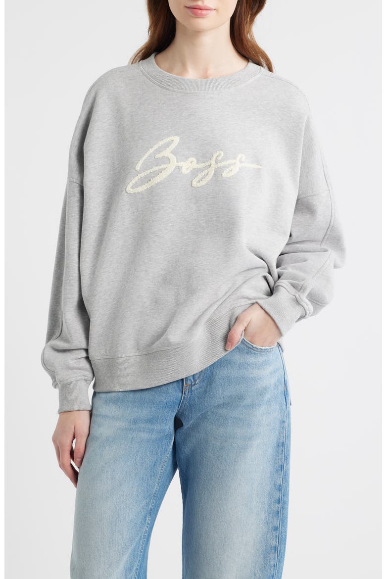 Cotton Sweatshirt, Main, color, LT PSTL/GY