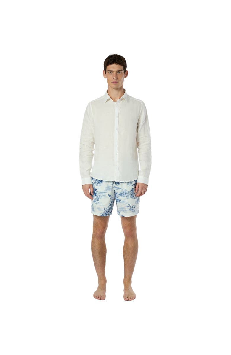 Onia Charles 5" Swim Trunk, Main, color, White Multi