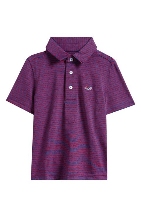 Kids' Bradley Stripe Stretch Polo (Big Kid)