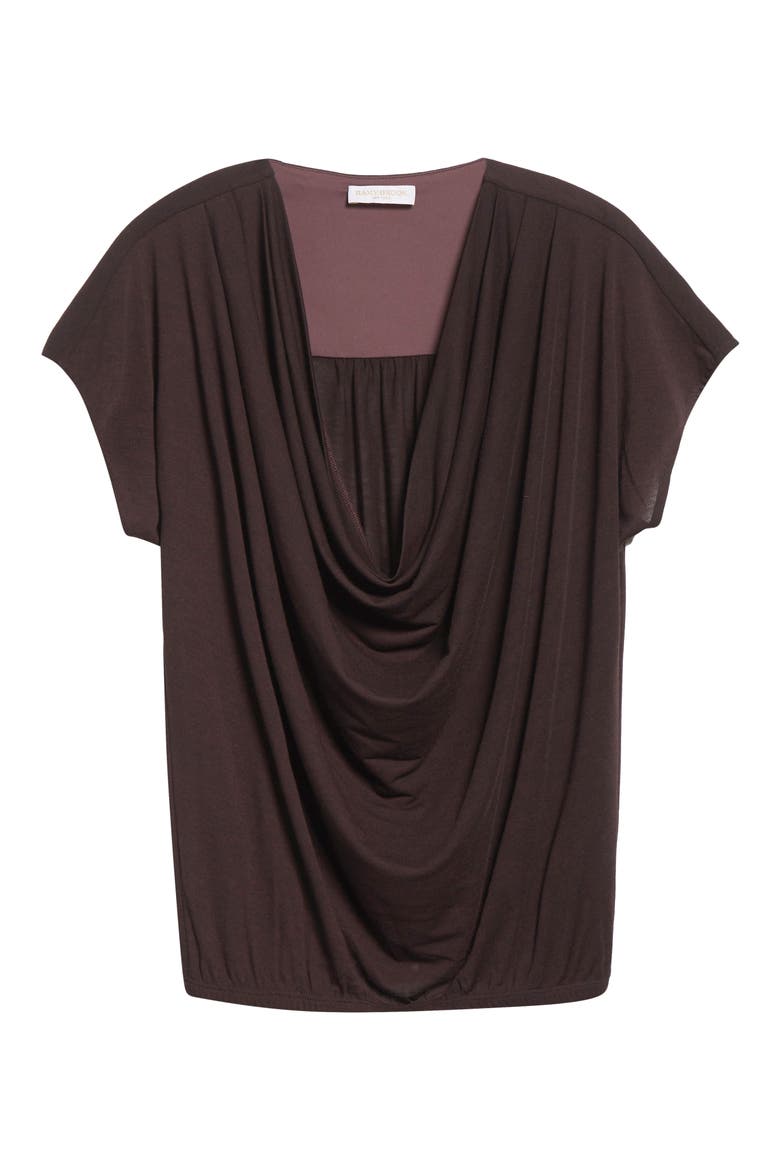 Dorothy Cowl Neck Top, Alternate, color, BLACKBERRY