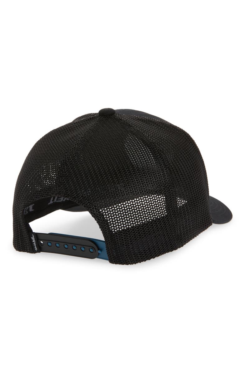TravisMathew The Patch Trucker Hat, Alternate, color, Black