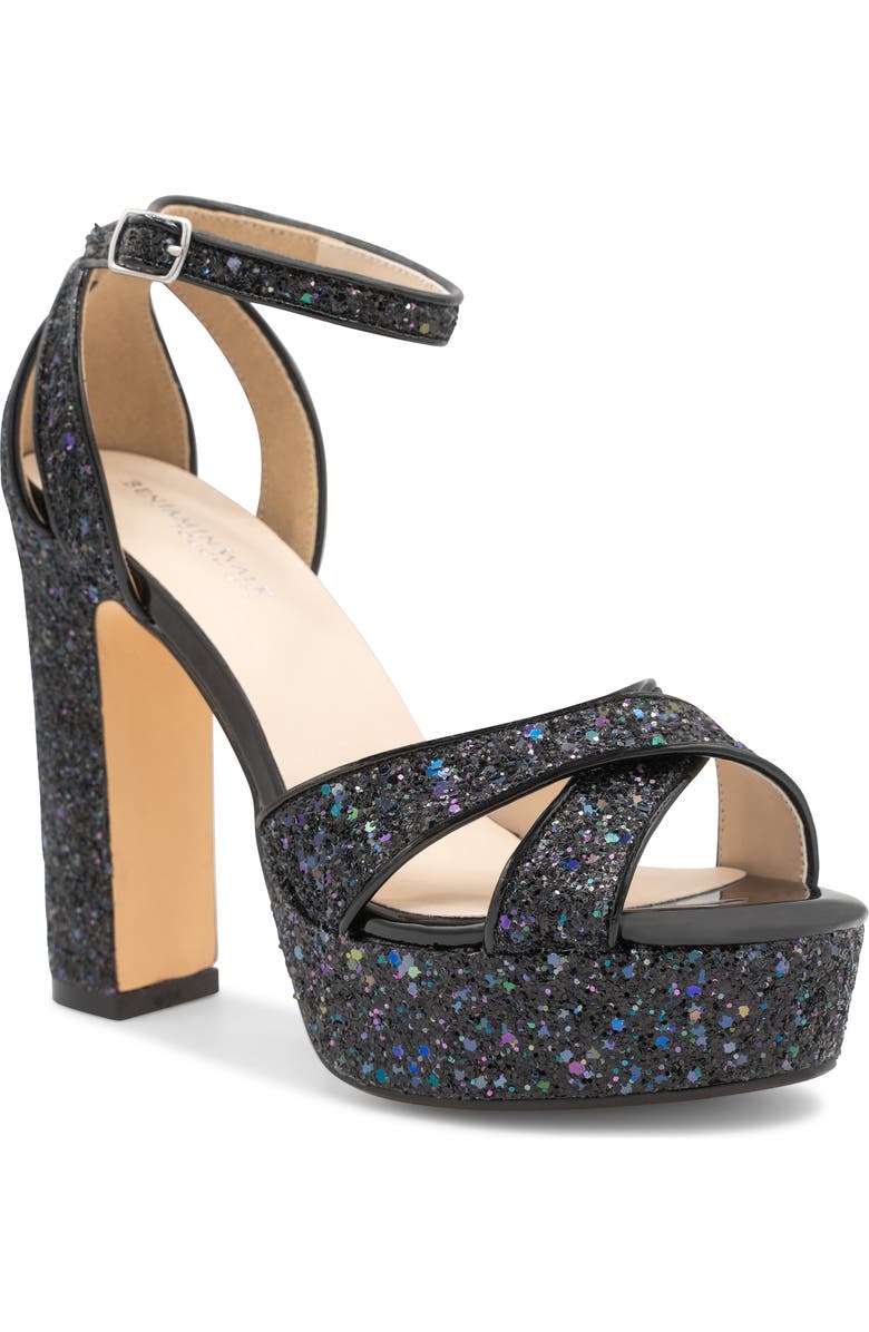 Touch Ups Jemma Ankle Strap Platform Sandal, Main, color, Black