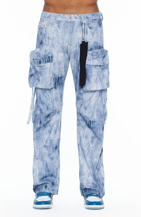 Grunge Baggy Fit Cargo Jeans