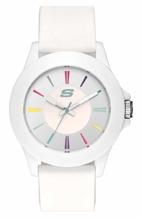 Rosencrans Silicone Strap Watch, 40mm