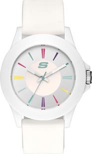 SKECHERS Rosencrans Silicone Strap Watch, 40mm
