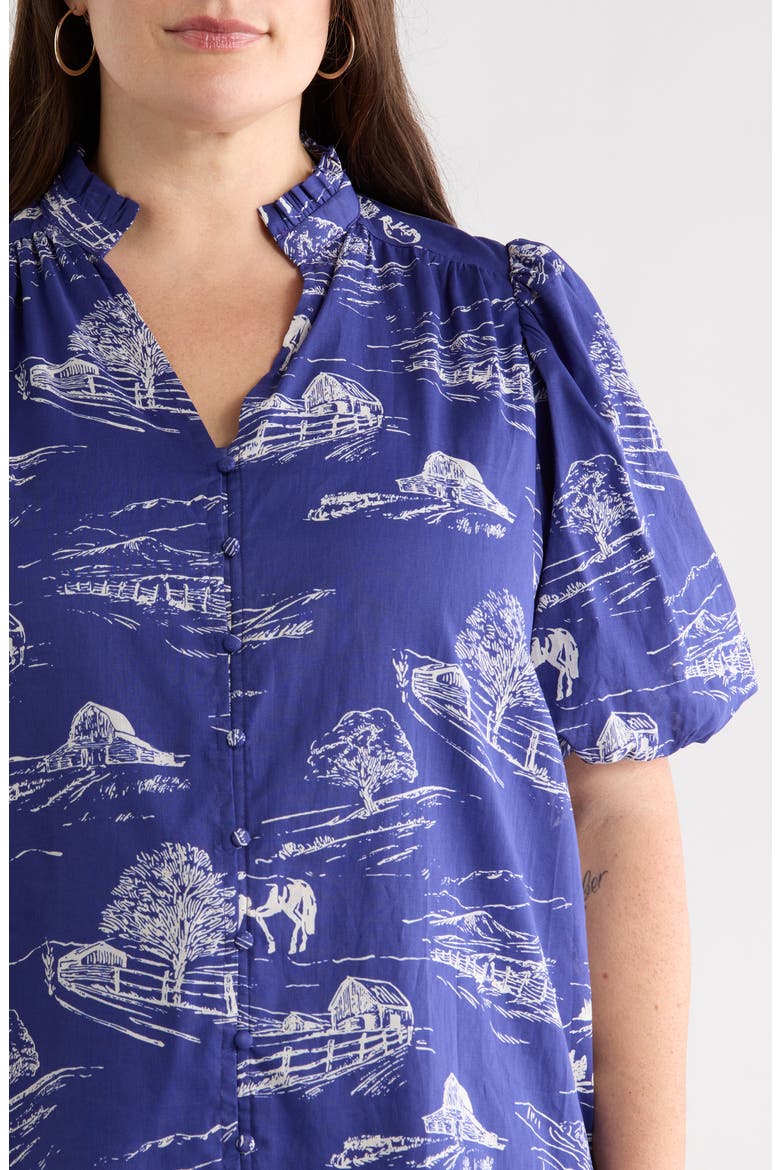 Avon Town Top, Alternate, color, NAVY-CREAM