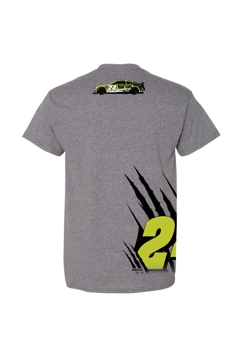Men's Hendrick Motorsports Team Collection  Heather Charcoal William Byron  Raptor T-Shirt, Alternate, color, Heather Charcoal