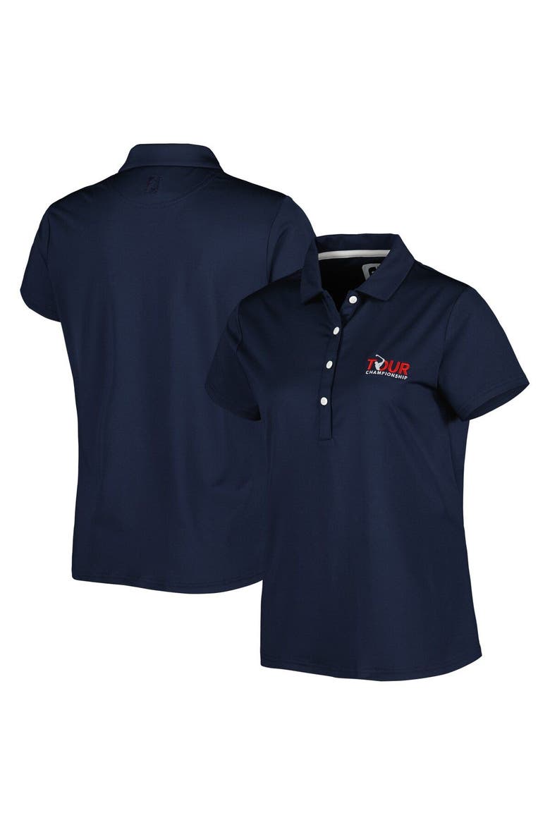 Women's FootJoy Navy TOUR Championship Logo Polo, Main, color, Navy