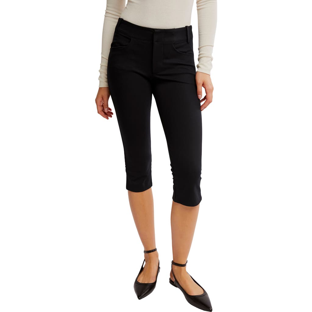 FREE PEOPLE FREE PEOPLE BETTE SUPER SLIM CAPRI PANTS