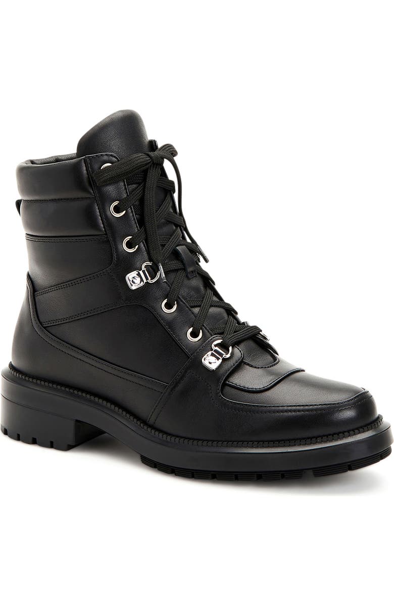 Aquatalia Lene Water Resistant Lug Sole Boot, Main, color,