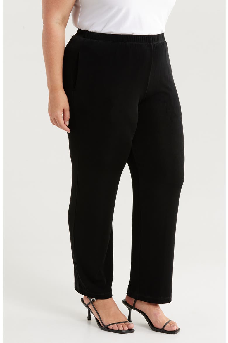 Pocket Pull-On Pants, Alternate, color, BLACK