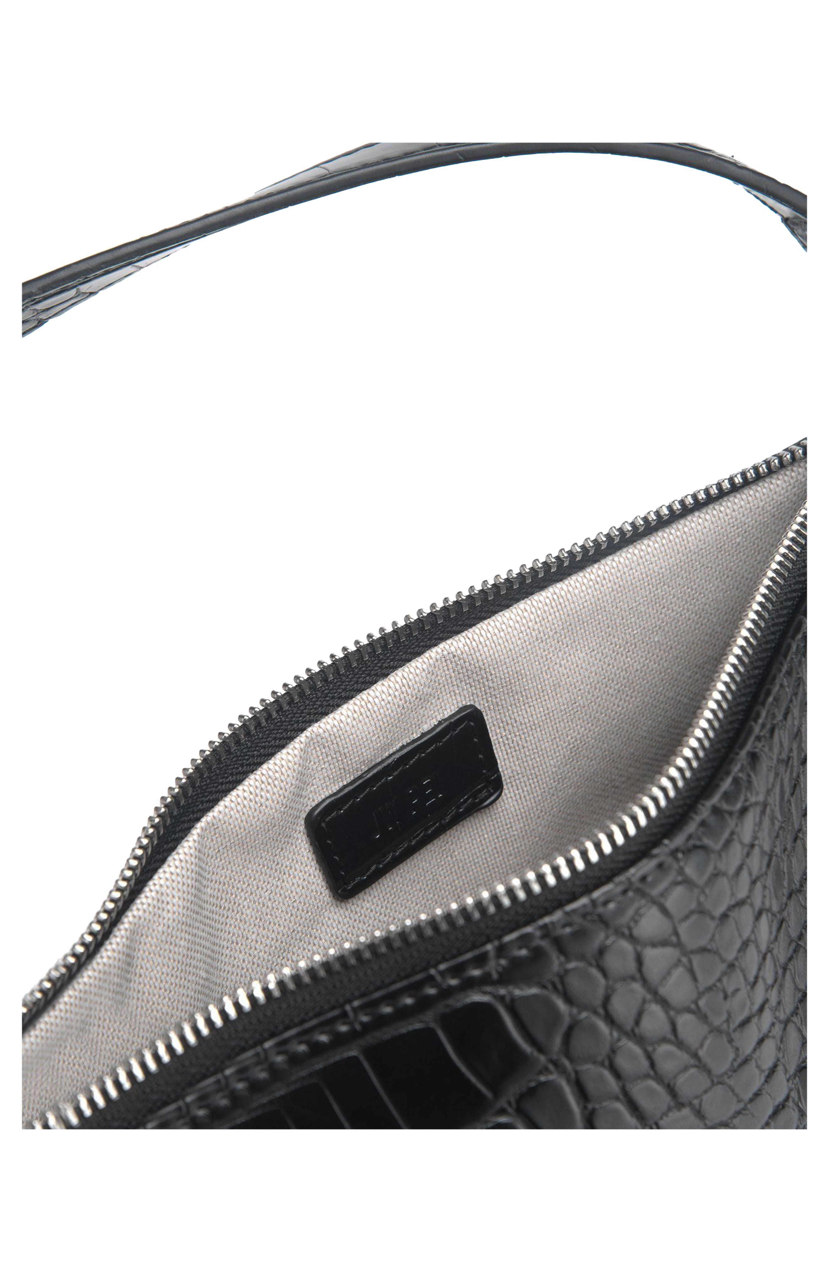 JW PEI Eva Croc Embossed Faux Leather Convertible Shoulder Bag, Alternate, color, 