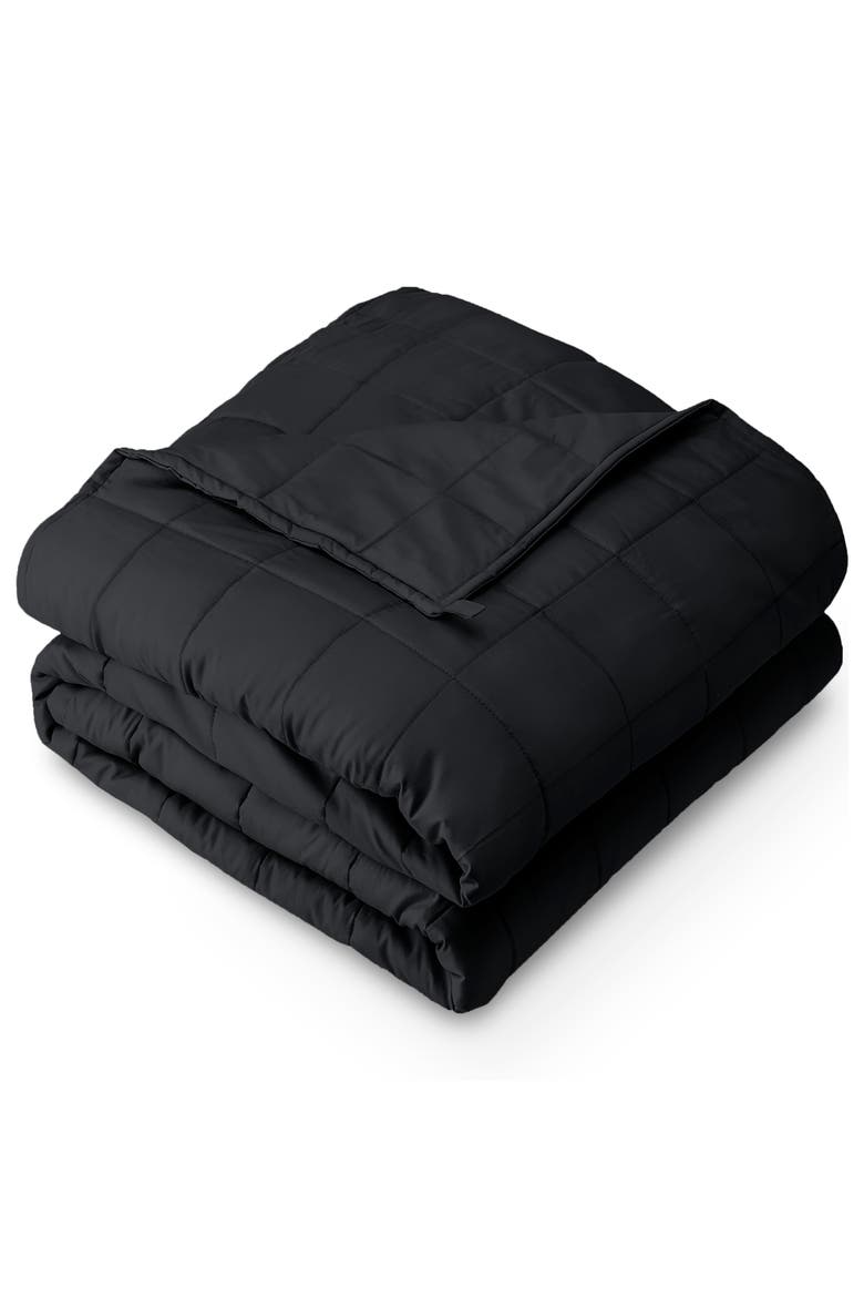 Cotton Weighted Blanket, Main, color, Black