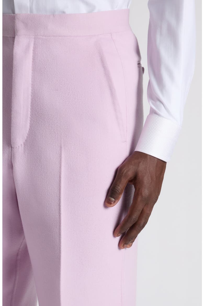 Double Splittable Light Wool Trousers, Alternate, color, ORCHID PINK