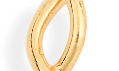 Sterling Forever Open Rope Hoop Earrings In Gold