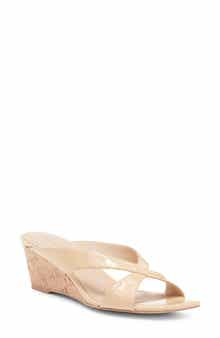 Stuart Weitzman Miami Wedge Slide Sandal