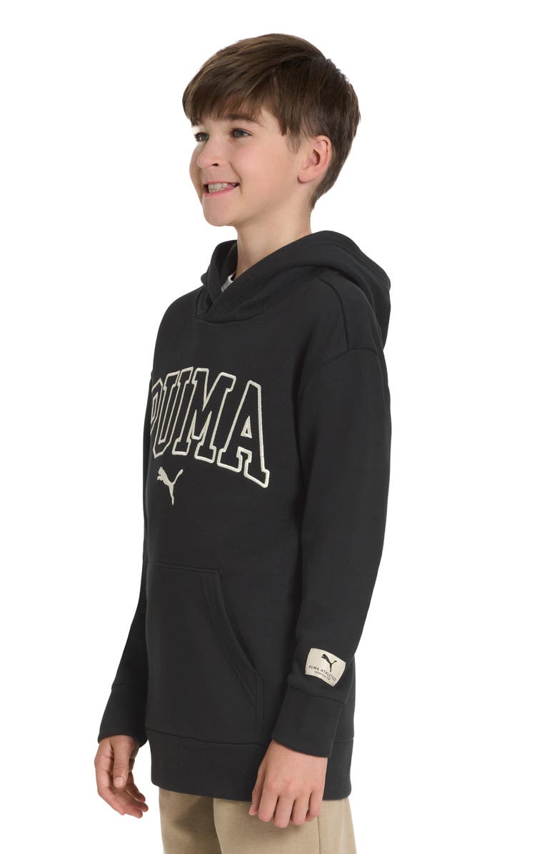 PUMA Kids' Class Pack Cotton Blend Fleece Hoodie, Alternate, color, Black