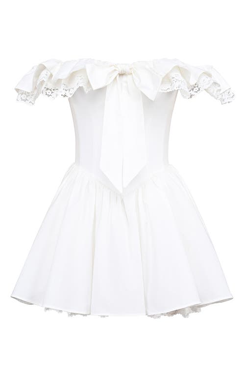 HOUSE OF CB HOUSE OF CB JAIDE OFF THE SHOULDER MINIDRESS 