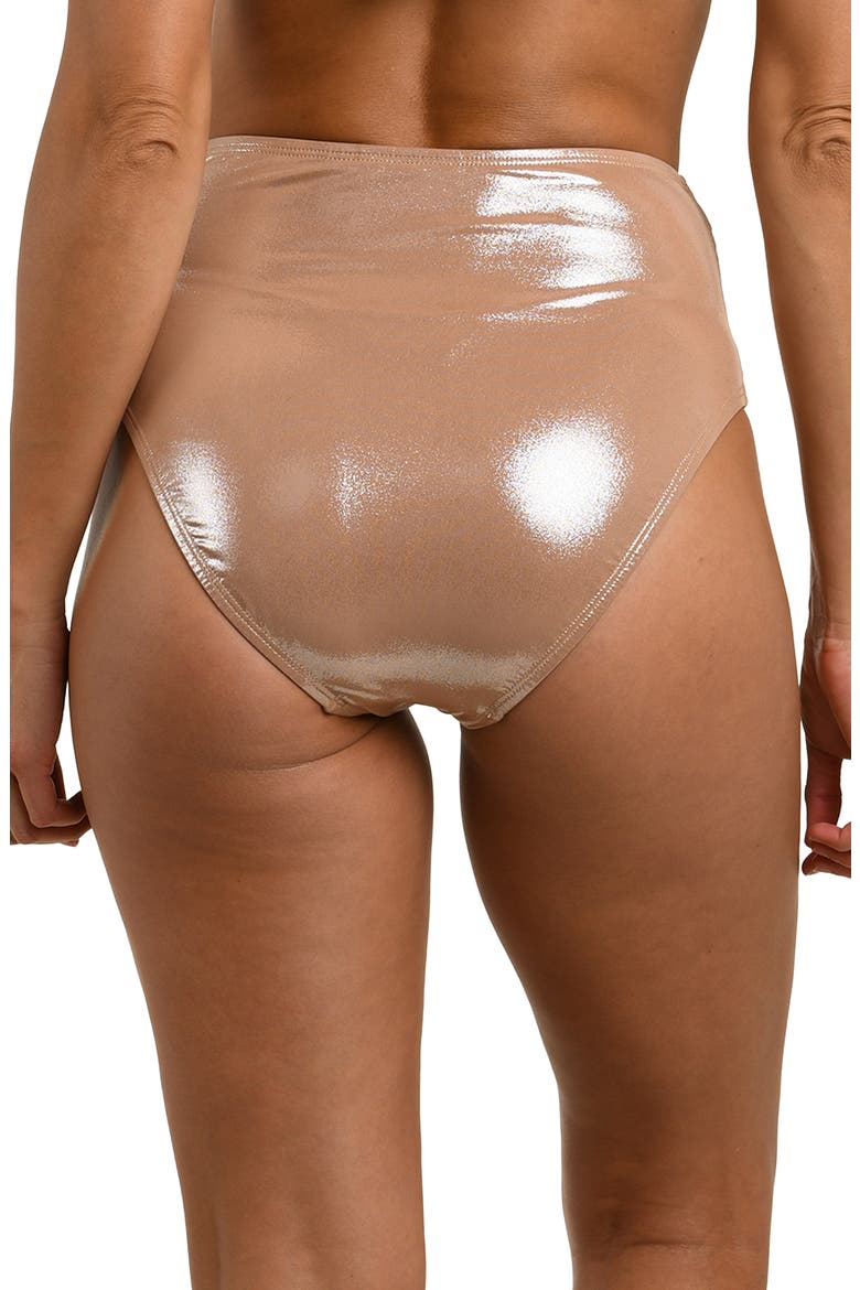 Sand Belted High Waist Bikini Bottoms, Alternate, color, SAND