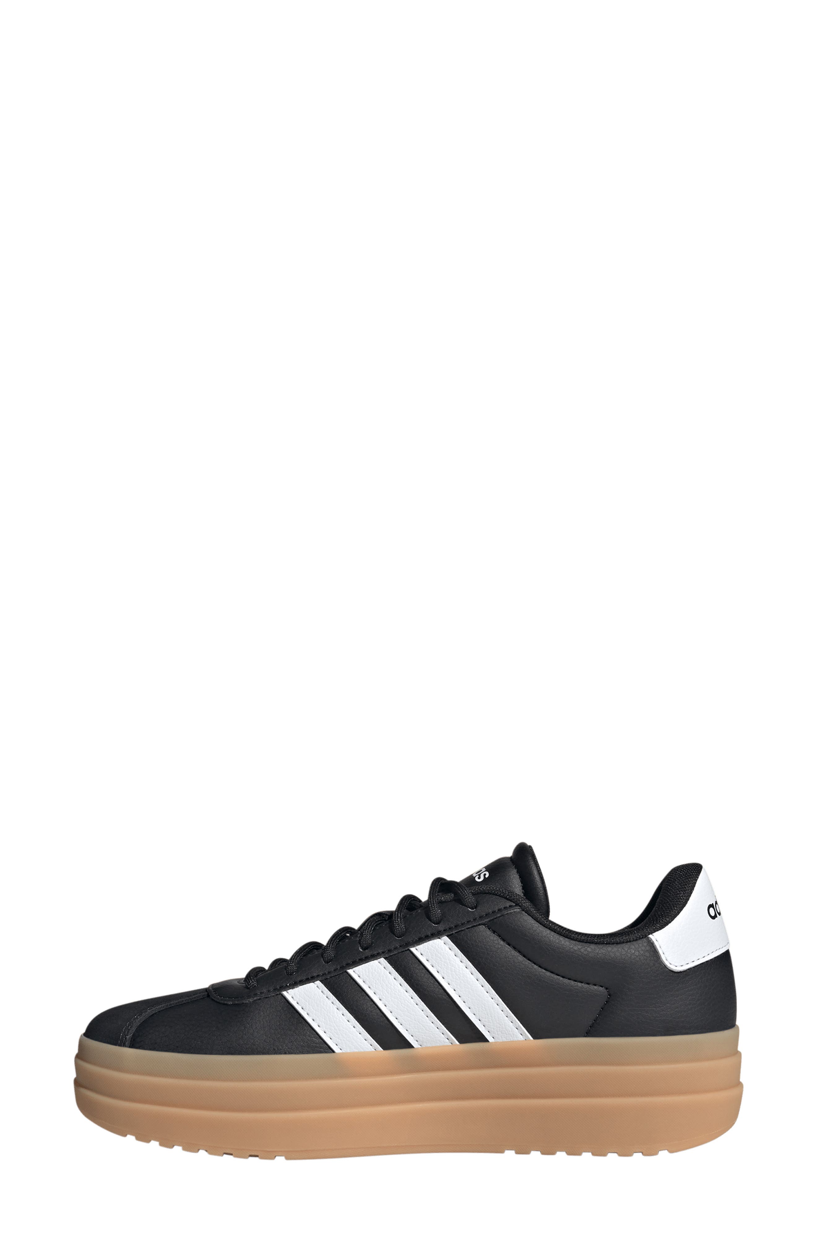 adidas VL Court Bold Sneaker, Alternate, color, Cblack/Ftw