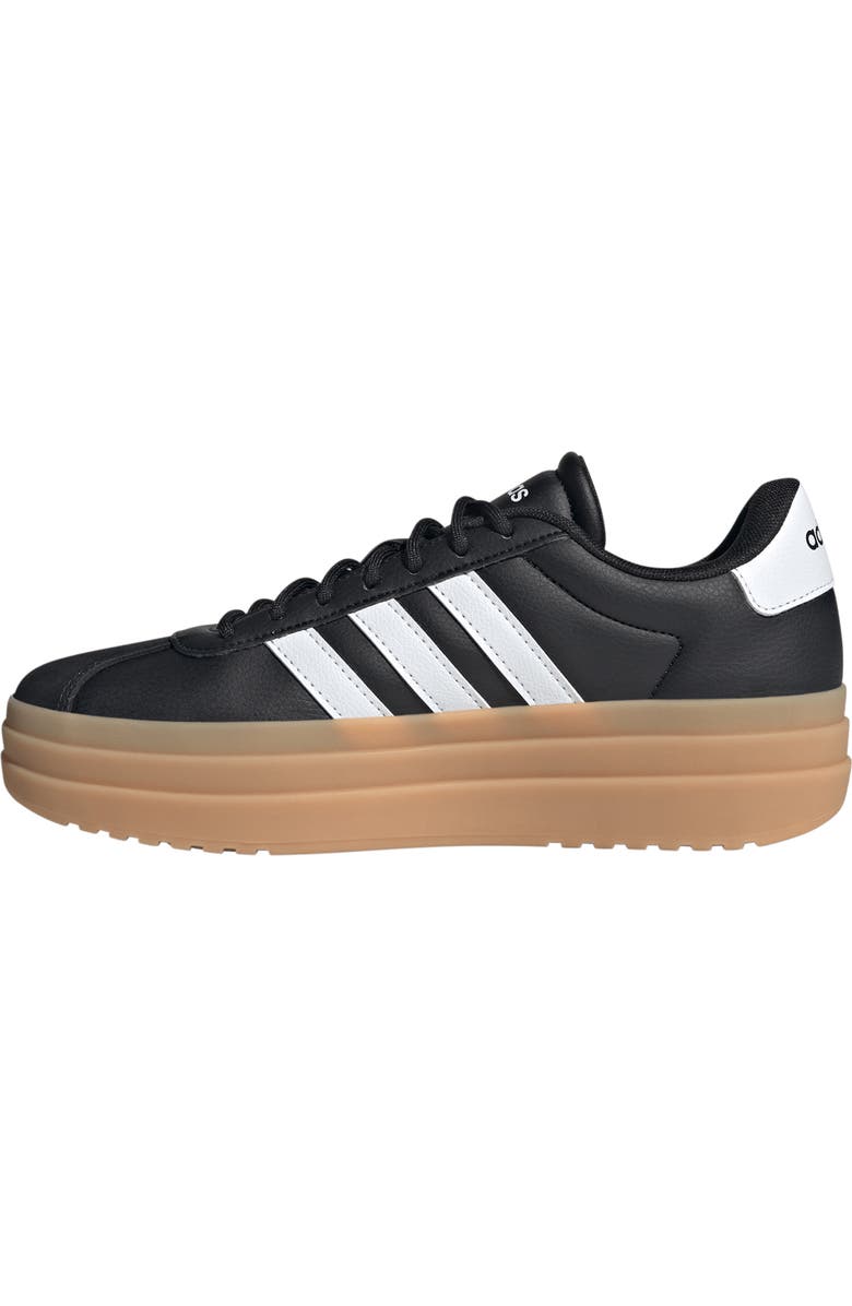 adidas VL Court Bold Sneaker, Alternate, color, Cblack/Ftw