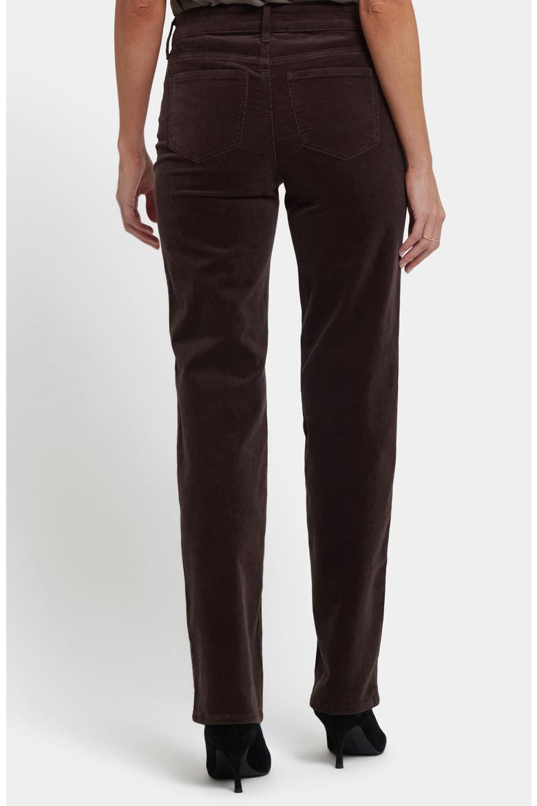 Marilyn Corduroy Straight Leg Pants, Alternate, color, BITTER CHOCOLATE