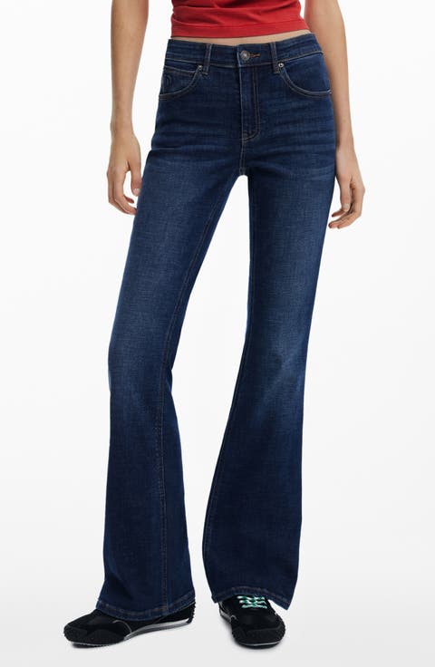 Flare Leg Jeans