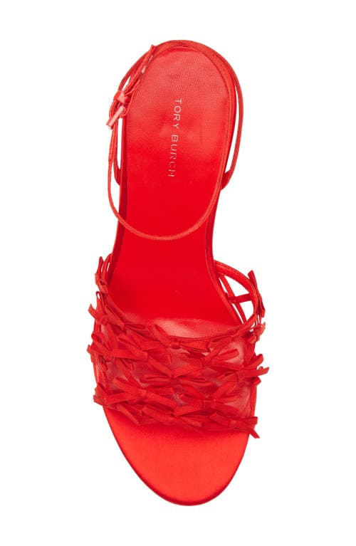 Shop Tory Burch Mini Bow Espadrille Ankle Strap Wedge Sandal