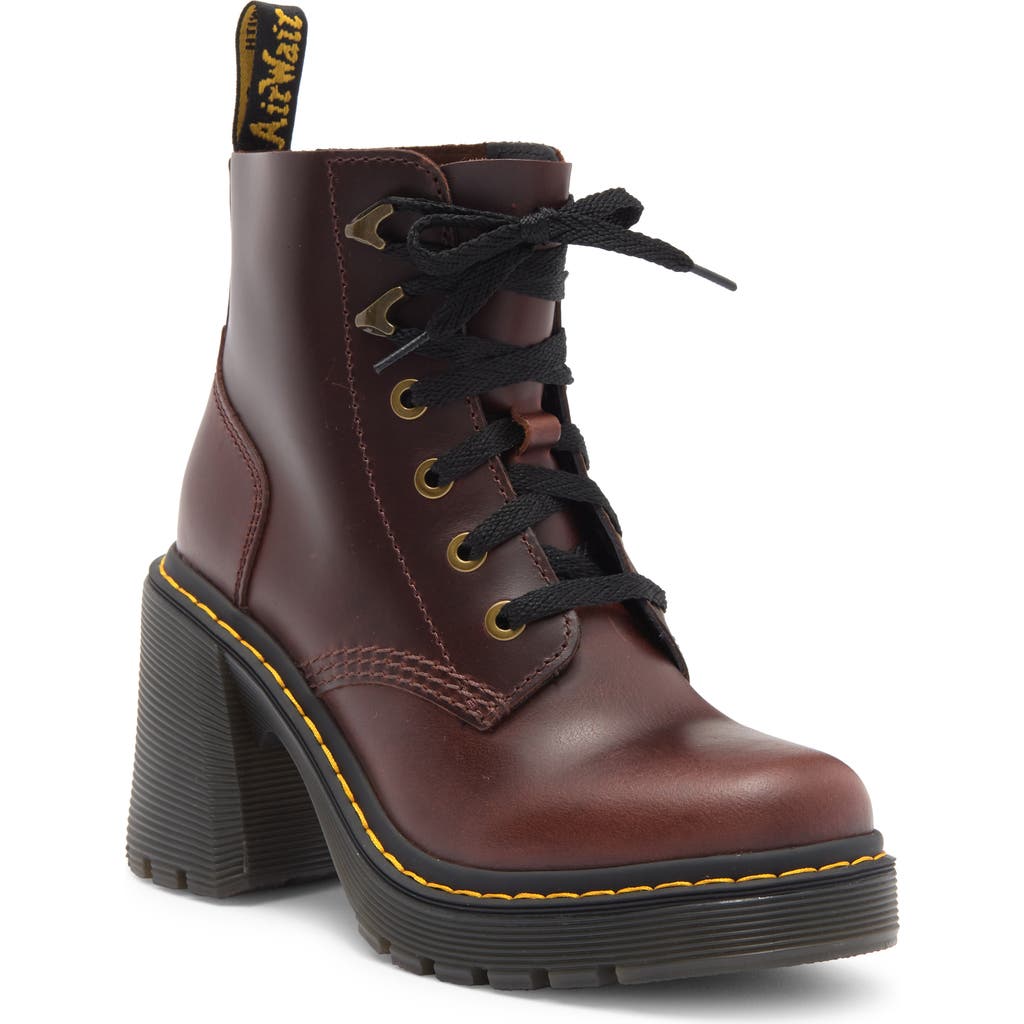Dr. Martens' Dr. Martens Jesy Lace-up Platform Boot In Dark Brown