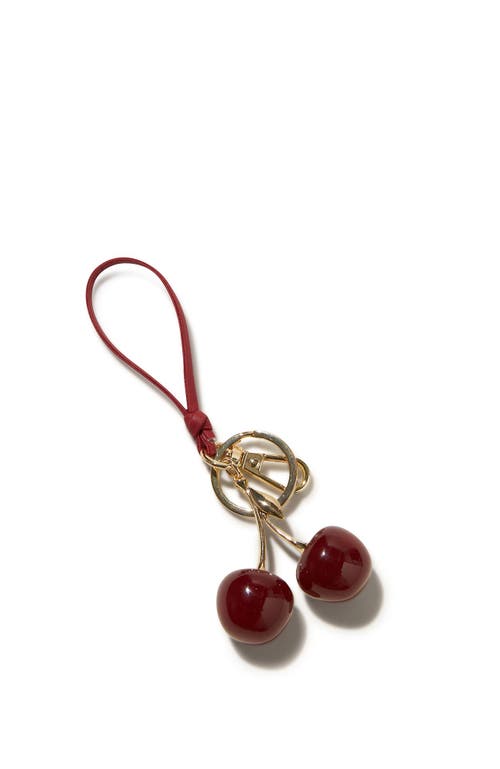 Rubi Shoes Bag Charm In Red Cherry