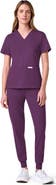 JAANUU UltraLAST Essential Performance Women's 6-Pocket Scrub Set