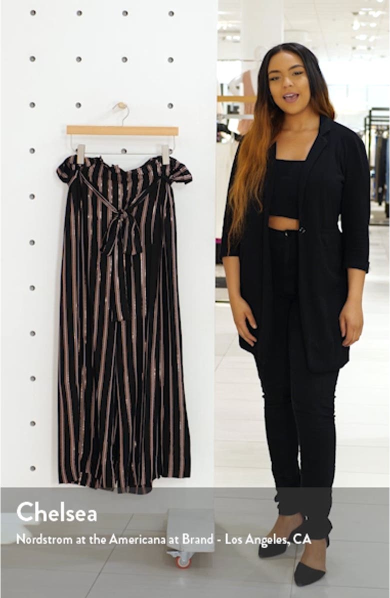 Naida Stripe Wide Leg Pants, sales video thumbnail