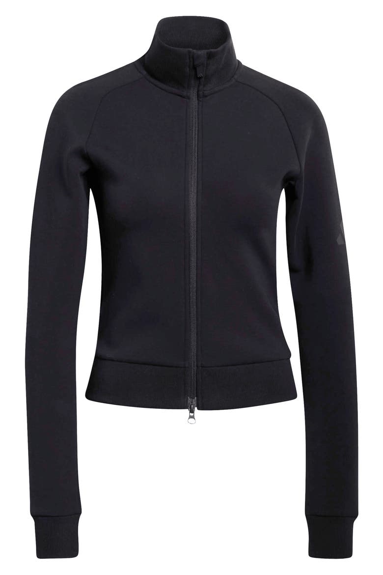 Slim Track Jacket, Alternate, color, BLACK