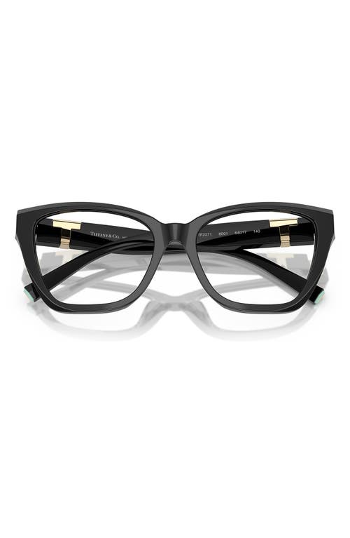 Tiffany & Co . 52mm Cat Eye Optical Glasses In Black