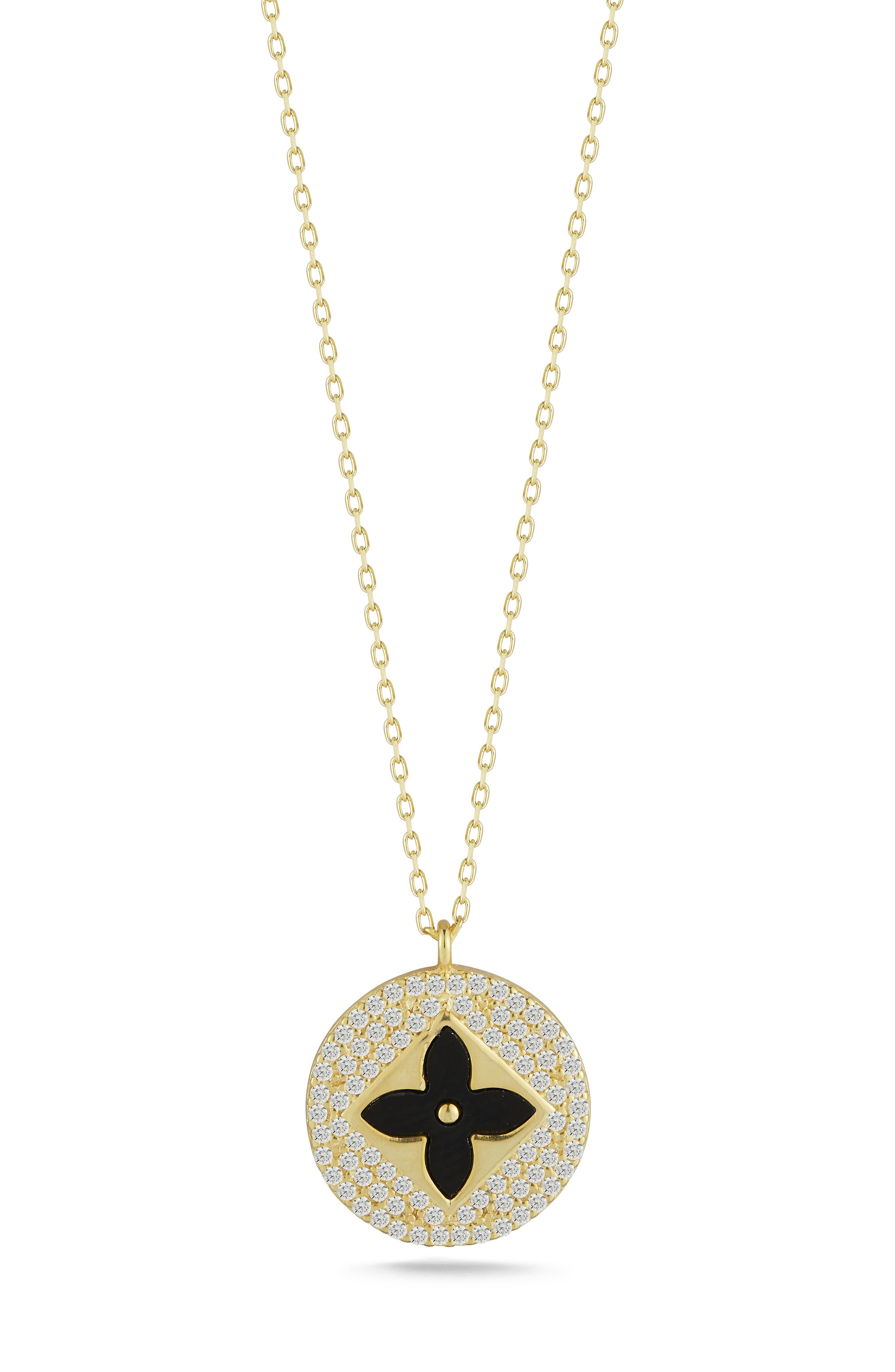 SPHERA MILANO Clover Pendant Necklace